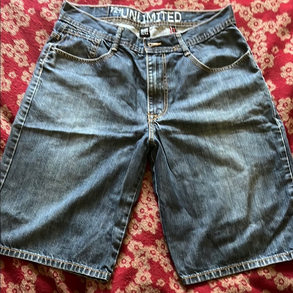 Classic Blue Jean Shorts for Men (Jorts)